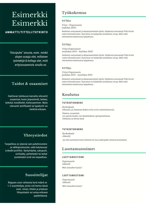 hyvä cv|CV